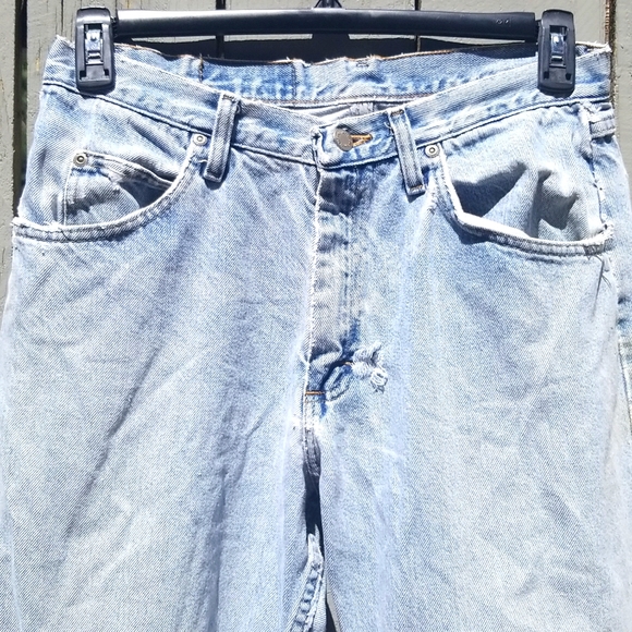 🇺🇦 Classic Y2K Rare Jeans Light Wash 90s - Picture 4 of 10